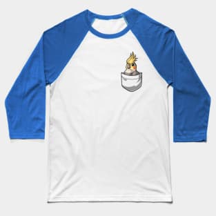 Pocket Cockatiel Parrot T-Shirt Baseball T-Shirt